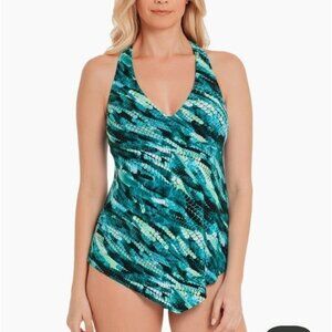 Magicsuit Aquarius Taylor Tankini Top Size 8 NEW